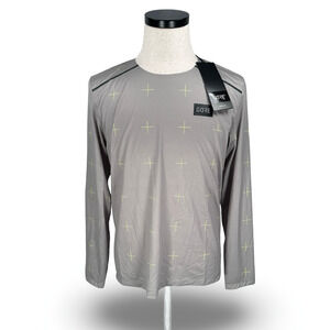 Gore Wear Contest Long Sleeve T-Shirt Men’s Large Lab Gray Stretch Pullover New